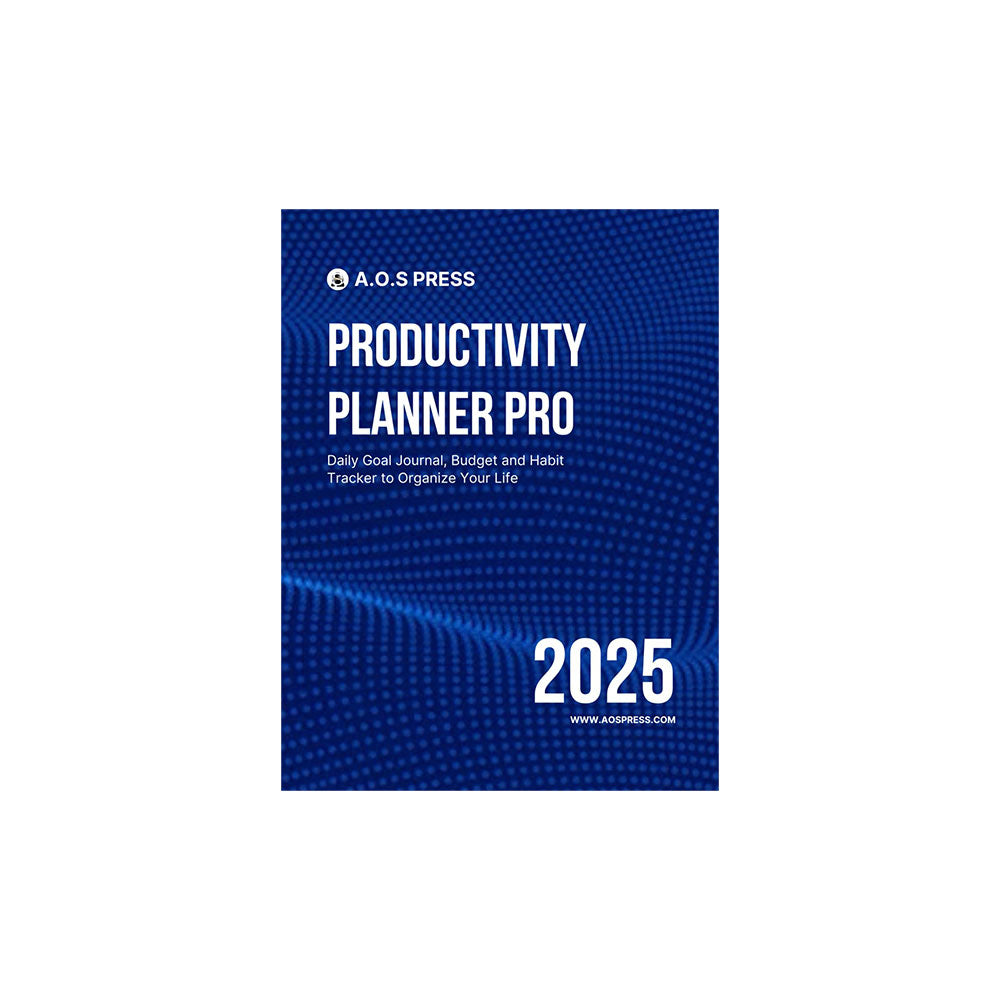 2025 Dated Productivity Planner Pro: Daily Goal Journal, Budget and Habit Tracker to Organize Your Life