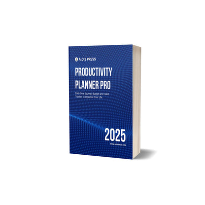 2025 Dated Productivity Planner Pro: Daily Goal Journal, Budget and Habit Tracker to Organize Your Life